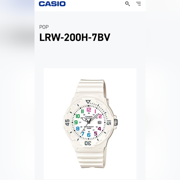 Water Resistant Cute Colorful Casio White Watch 🤍 - Picture 8 of 10